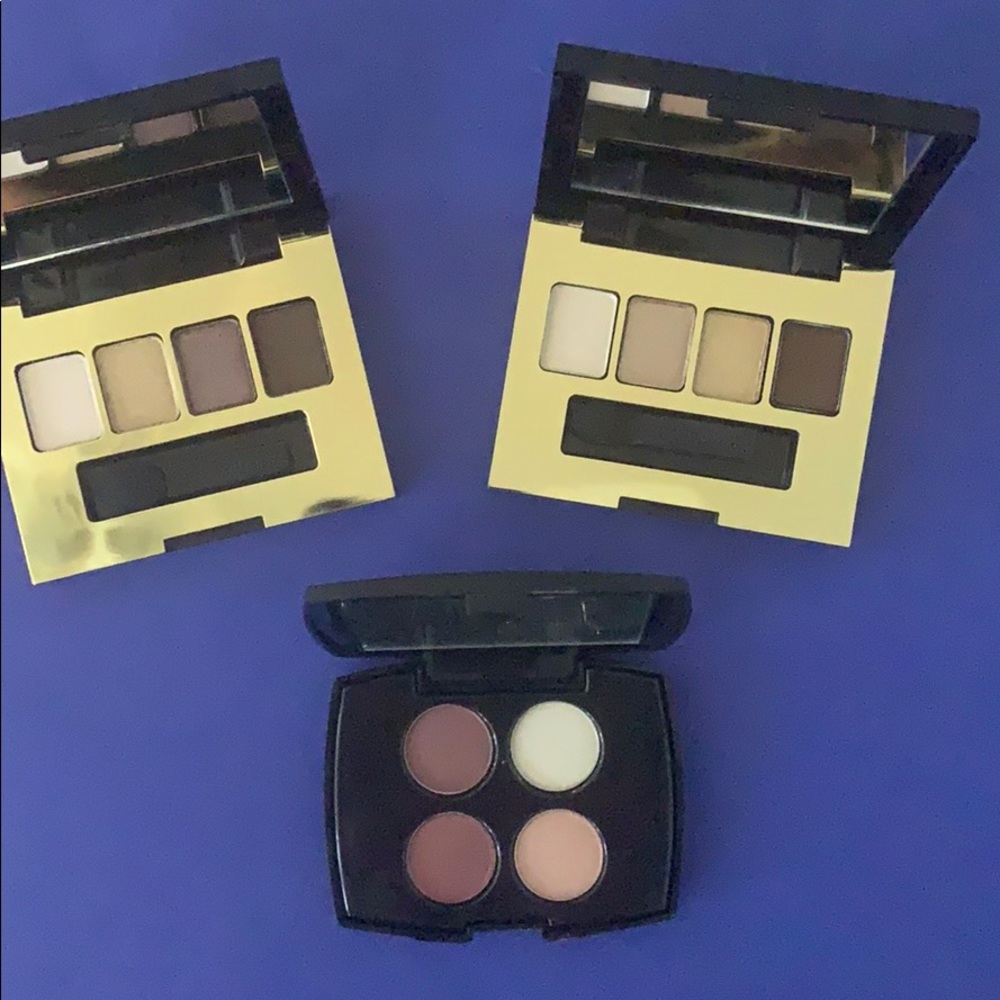 Set of 3 eyeshadow compact palettes